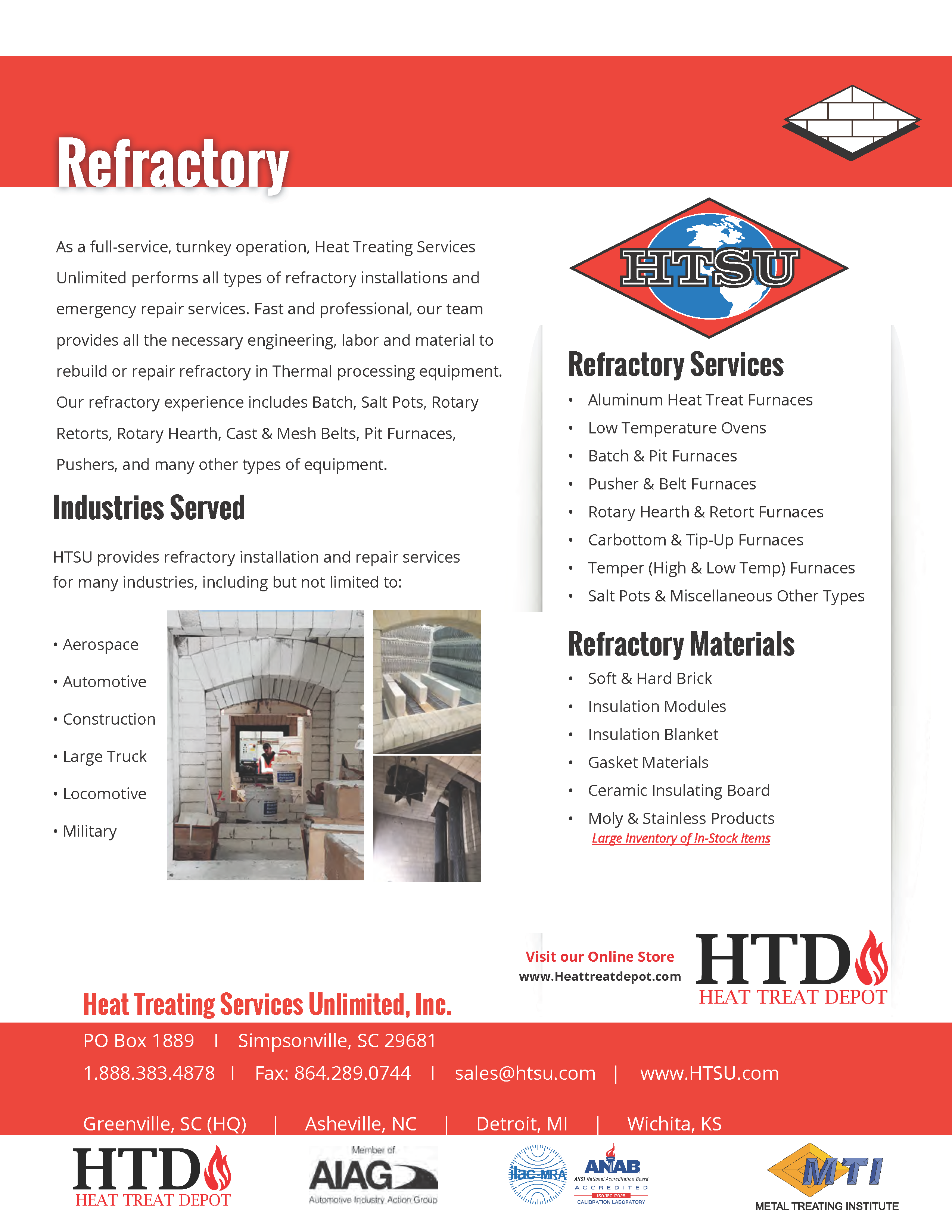 Refractory Services